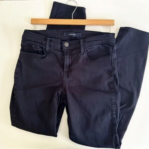 J brand skinny leg black jeans